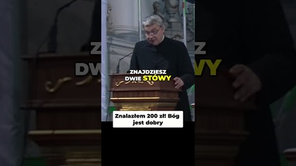 Znalazłem 200 zł! Bóg jest dobry #pawlukiewicz