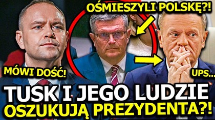 WYDAŁO SIĘ! DONALD TUSK I JEGO LUDZIE OKŁAMUJĄ PREZYDENTA NAWROCKIEGO! CHCIELI UKRYĆ KOMPROMITACJĘ!