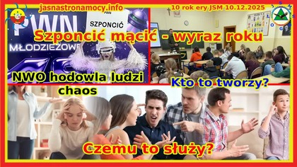 Szponcić mącić - wyraz roku Kto to tworzy Czemu to służy Zapraszamy