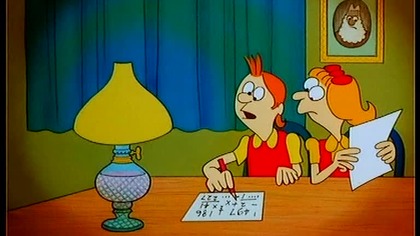 Rodzinka z Jeziora Ness, odc.  6 - Mądry Ness pomaga z lekcjami