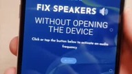 165hz frequency to clean the iphone 11 speakers
