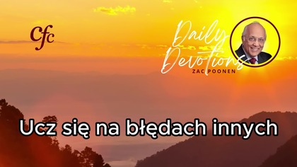 Zac Poonen - Ucz się na błędach innych