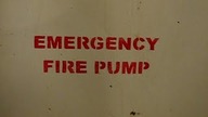 Emergency fire pump