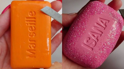 Soap Carving ASMR Relaxing Sounds no talking Satisfying ASMR Video