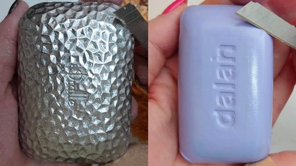 Soap Carving ASMR Relaxing Sounds no talking Satisfying ASMR Video