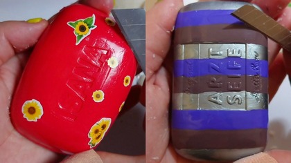 Soap Carving ASMR Relaxing Sounds no talking Satisfying ASMR Video