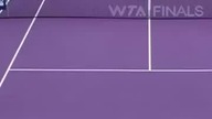 Iga Świątek wygrywa finał Wta Finals w Cancun . Przed Państwem ostatnia akcja meczu.  #swiatek #shor