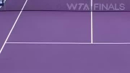 Iga Świątek wygrywa finał Wta Finals w Cancun . Przed Państwem ostatnia akcja meczu.  #swiatek #shorts