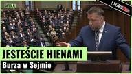Burza w Sejmie.  Tuszowanie libacji!, To jest XIX wiek!