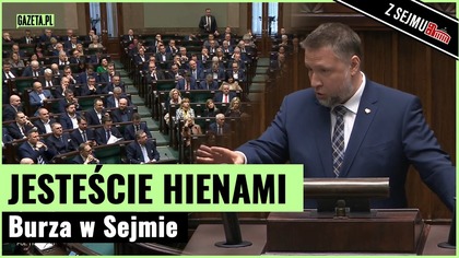 Burza w Sejmie.  Tuszowanie libacji!, To jest XIX wiek!