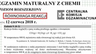ZADANIE 9 CKE 2018 CZERWIEC RÓWNOWAGA REAKCJI