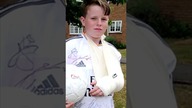 RONALDO ZŁAMAŁ RĘKĘ KIBICOWI! #shorts