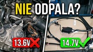 C. W.  34 - Ciężko odpala na ciepłym w Audi A4 B8, wadliwy przewód alternatora, naprawiam dinozaura.