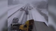 Początek karambolu z udziałem ponad stu aut na autostradzie w USA