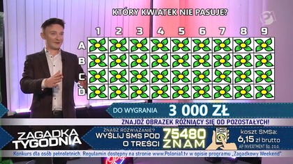Polonia 1 - "Zagadka Tygodnia" (wersja 30 min.) (19. 05. 2026)