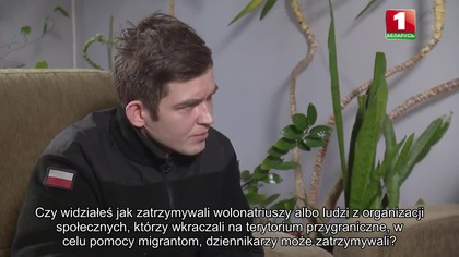 Emil Czeczko dłuższy fragment wywiadu w białoruskiej telewizji