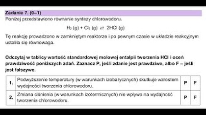 Zadanie 7 CKE 2024 Czerwiec, REGUŁA PRZEKORY, ROWNOWAGA