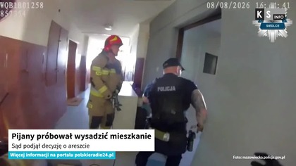 Pijany próbował wysadzić mieszkanie.  Sąd podjął decyzję o areszcie [KS Info]