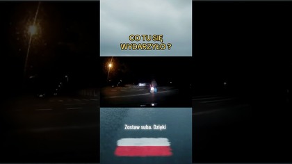 Zatacza się, przyspieszai nagle słup.  Co tu poszło nie tak? #skuter #droga #uwaga #niebezpiecznie