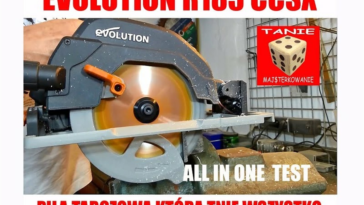 Evolution R185 CCSX Piła tarczowa która tnie WSZYSTKO. All in One TEST