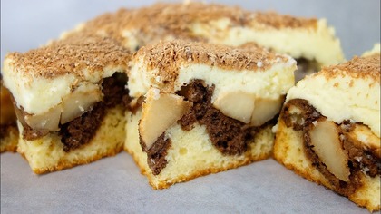 Ciasto Fale Dunaju z jabłkami  Wilgotne, kremowe i zawsze się udaje!