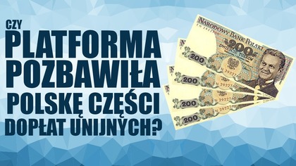PO zamroziła unijne dotacje! Co powinien zrobić PiS?