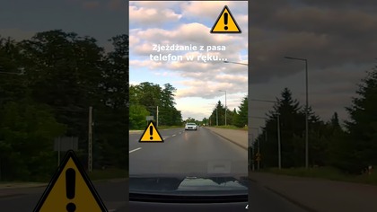 Jazda z telefonem w ręku #shorts #rikordwidjo