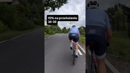 15% na przełożeniu 36-30.  Buków Hot koło Skawiny.  #kolarstwo #kolarstwoszosowe #rowery #szosa