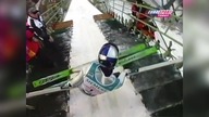 Adam Małysz - 129,5 m - Garmisch-Partenkirchen 01. 01. 2001 - com.  Bogdan Chruścicki (HILL RECORD)
