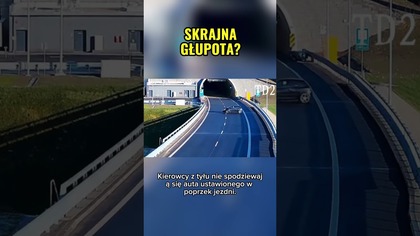 Zawracanie przed tunelem?! Ogromne ryzyko! #polscykierowcy #dashcam #droga
