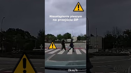 Nieustąpienie przejścia pieszym na PDP #shorts #rikordwidjo