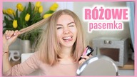 Zrobiłam sobie RÓŻOWE PASEMKA sama w domu!