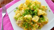 Jajecznica z kalafiorem - Jak zrobić - [Smakowite Dania]