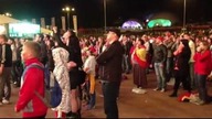Radość w Strefie Kibica po ostatnim karnym Hiszpanii