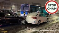 Kolizja z autobusem i ucieczka przed Policją w Krakowie #1736 Wasze Filmy