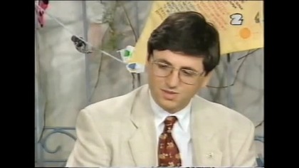 Dwójka Fragmenty studia i relacji z Tour de Pologne z 2 września 1995 roku