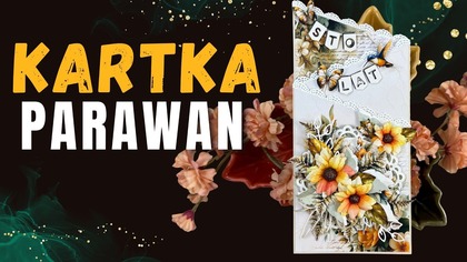 Urodzinowa Kartka Parawanowa  Nietypowy Format, Prosty Efekt WOW | Tutorial Scrapbooking