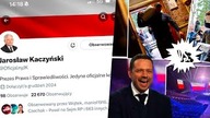 Kaczyński na Twitterze.  Miliony na konwencję Trzaskowskiego. Nawrocki pokazuje zaniedbania powodziowe