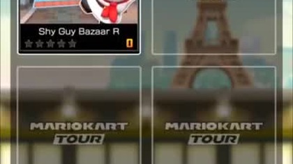 Mario Kart Tour Paris Tour Baby Rosalina Cup Shy Gun Bazaar R