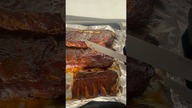 Żeberka z piekarnika w sosie bbq ala Lucio Łowca #zeberka #żeberka #bbq #obiad