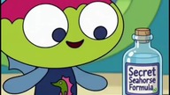 Seahorse Lu talking to the Secret Seahorse Formula