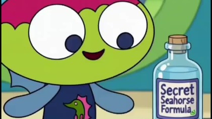 Seahorse Lu talking to the Secret Seahorse Formula