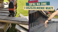 Darmowe drewno na opał.  Doszczelnienie wiaty i garażu taśmą bitumiczną