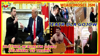Wiadomości JSM Kłótnia w Białym Domu - Zelenski u Trumpa TEATRA DLA GOJÓW