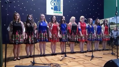 Zespół Słowianki z Bychawki na XXVIII Festiwalu Piosenki Religijnej w Markuszowie