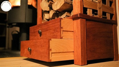 127 Ozdobny stojak na drewno kominkowe Part 2 / Decorative firewood rack