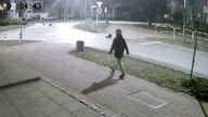 Nocna demolka w Strzelcach Krajeńskich.  Wybite szyby w komendzie policji