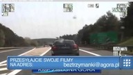 Bez Trzymanki: Wyprzedzał na trzeciego z żoną i dziećmi na pokładzie
