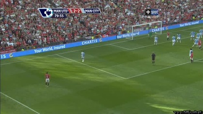 Premier League sezon 2009/2010 Man Utd 3-2 Man City Fletcher