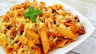 Makaron z chorizo w sosie pomidorowym - Jak zrobić - Smakowite Dania